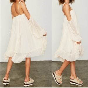 HAH Chiffon Off Shoulder Dress